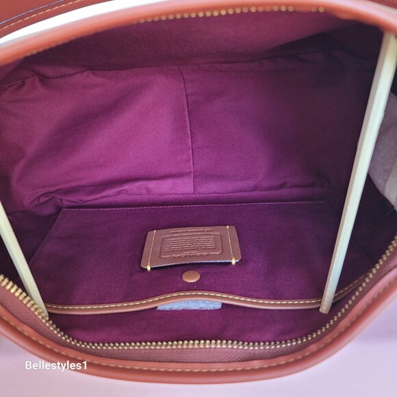 COACH Cary Signature Canvas & Calf Leather w Convertible Straps Crossbody 🎈$238 - Picture 12 of 16